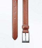 New Look Tan Leather-Look Formal Belt
